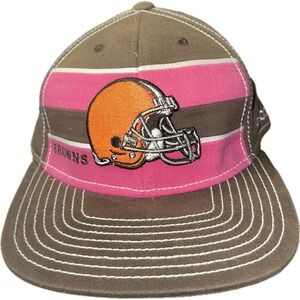 Cleveland Browns Reebok NFL On Field Cap Hat Pink Breast Cancer Awareness L/XL